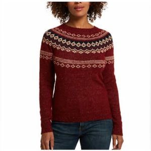 Weatherproof Vintage Ladies Fairisle Sweater